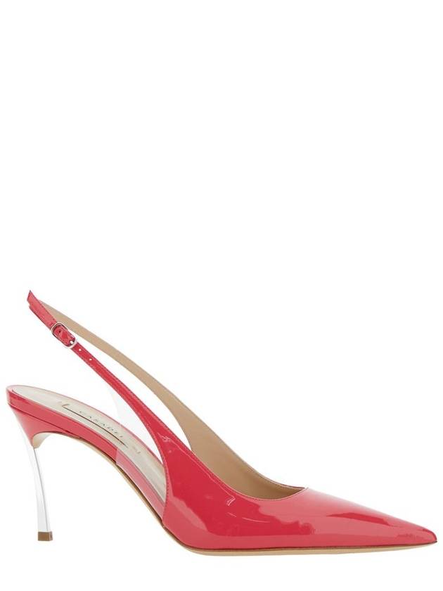 'Superblade Tiffany' Pink Slingback Pumps With High Heel In Patent Leather Woman - CASADEI - BALAAN 1