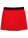 Golf wear pleated design golf culotte RED - WHITEBALL - BALAAN 5