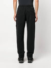 Wappen Patch Cargo Jogger Track Pants Black - STONE ISLAND - BALAAN 6