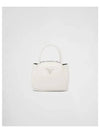 Leather Hand Mini Bag White - PRADA - BALAAN 2