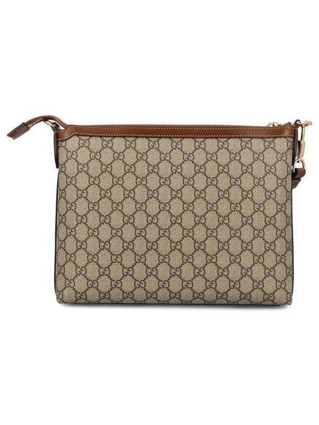 Messenger Bag With Interlocking G Beige Ebony - GUCCI - BALAAN 3