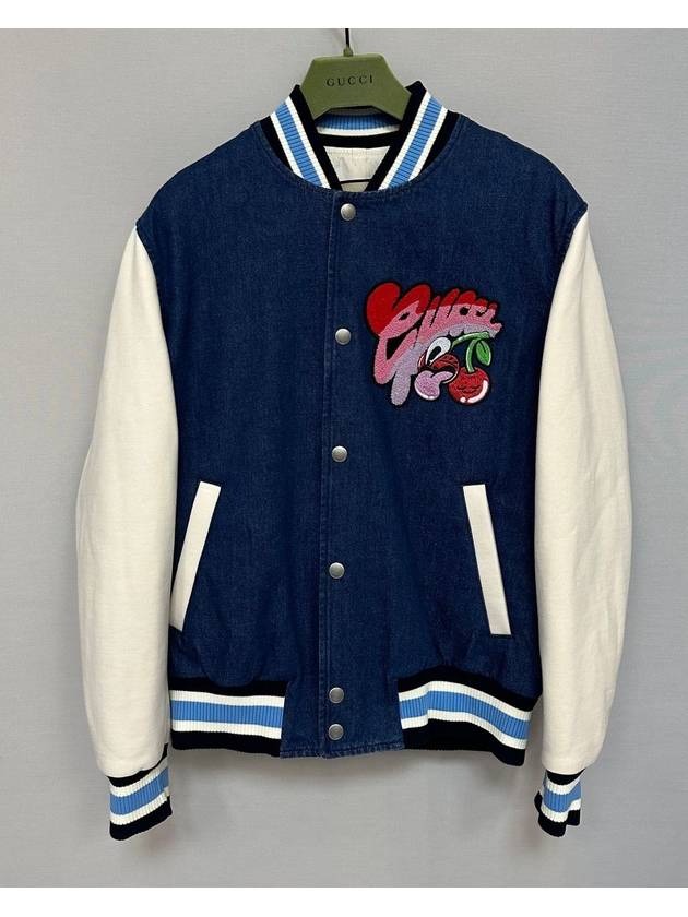 Logo Patch Denim Jacket 105 - GUCCI - BALAAN 3