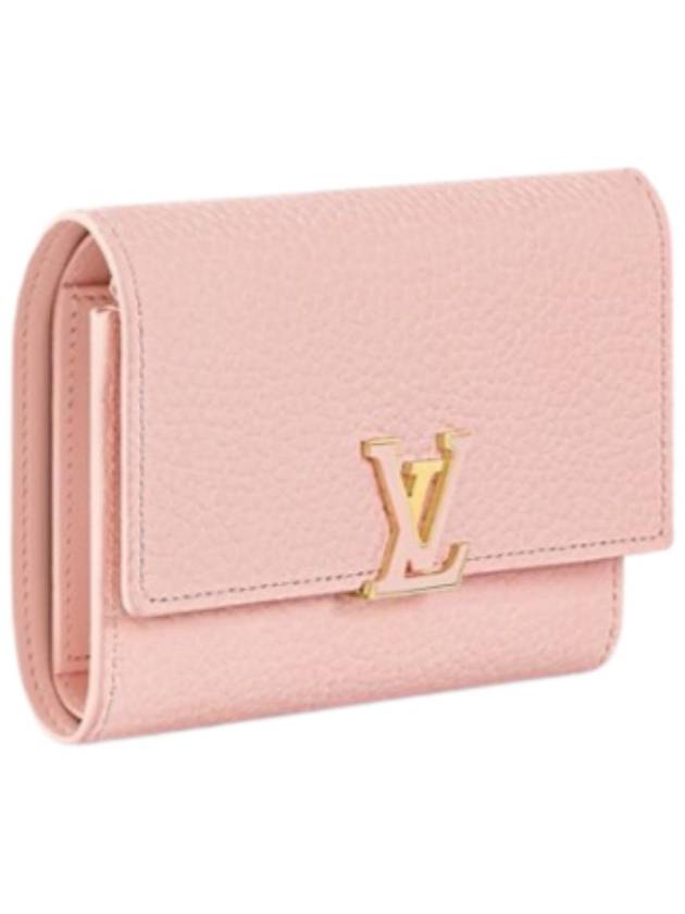 Capucines Compact Half Wallet Rose Jasmin - LOUIS VUITTON - BALAAN 3