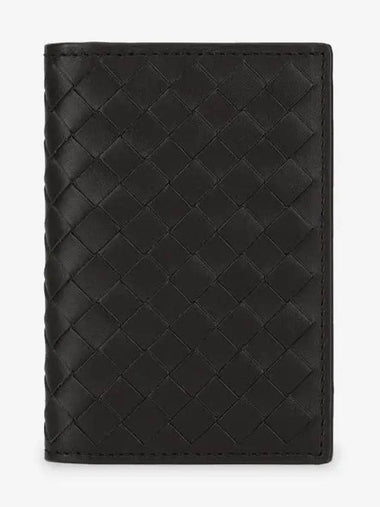 Intrecciato Card Holder Espresso 464902V47W12006 - BOTTEGA VENETA - BALAAN 1