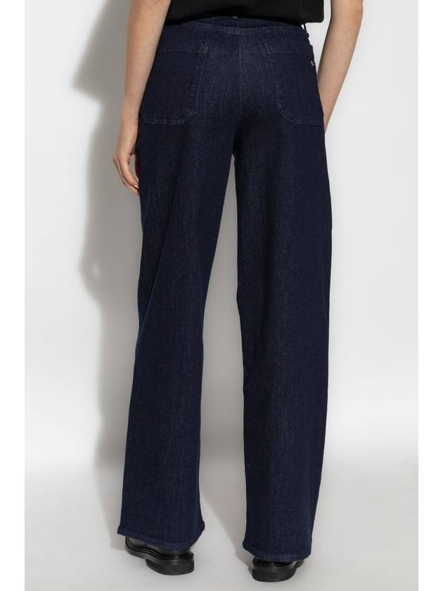 Rag & Bone  Wide-leg Jeans, Women's, Navy Blue - RAG & BONE - BALAAN 4