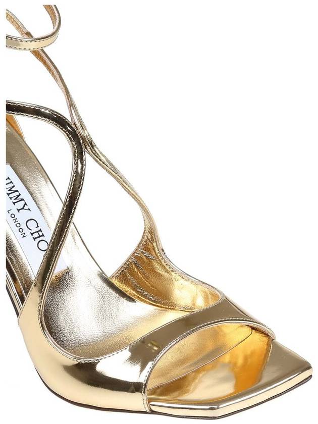 Jimmy Choo Metallic Leather Sandal - JIMMY CHOO - BALAAN 5