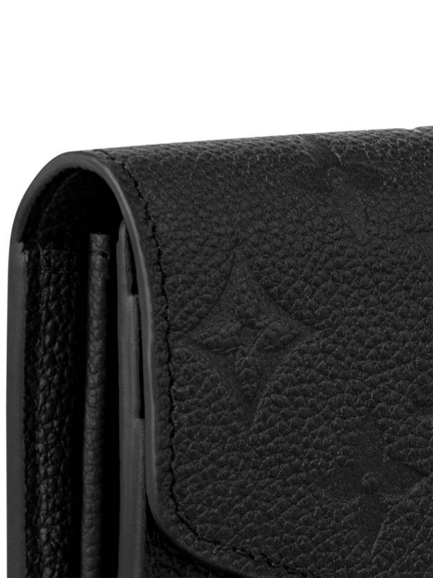 Sarah Monogram Long Wallet Black - LOUIS VUITTON - BALAAN 4