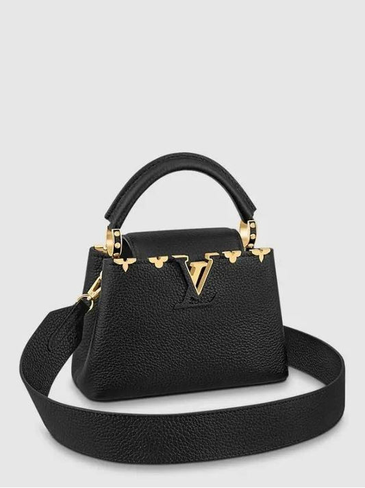 Capucines Mini Bag Black - LOUIS VUITTON - BALAAN 2