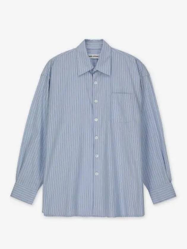 Big Daddy Stripe Long Sleeve Shirt Blue - OUR LEGACY - BALAAN 2