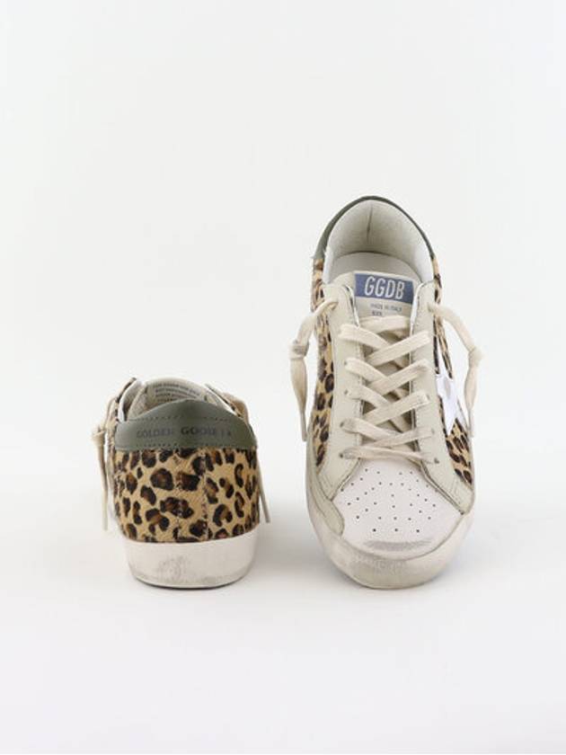 Superstar Classic Leopard Low Top Sneakers Brown - GOLDEN GOOSE - BALAAN 5