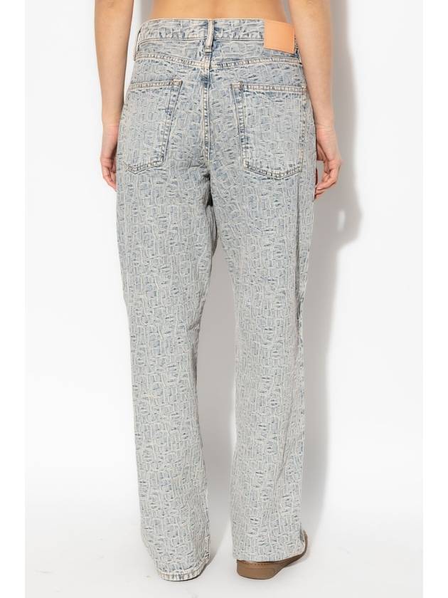 Acne Studios Jeans With Logo, Women's, Light Blue - ACNE STUDIOS - BALAAN 4