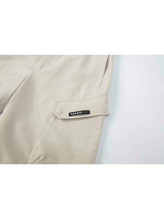 MEN Black Label Hyper Stretch Wide Cargo Pocket Above Knee 3 4 Pants GHM3104 s Shorts - MAHES - BALAAN 6