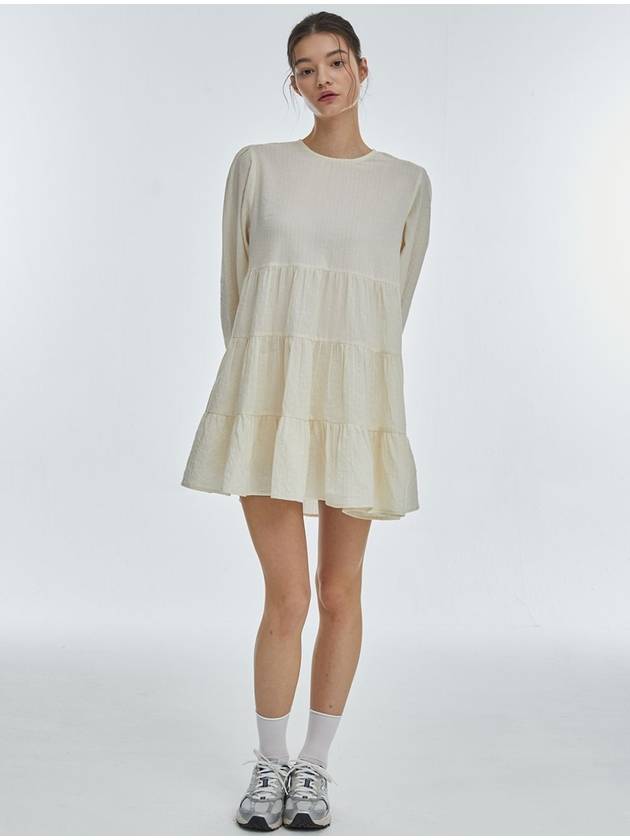 CanCan Long Sleeve One Piece Ivory - MANAVIS7 - BALAAN 3