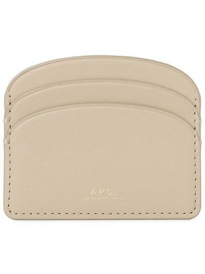 Demi Lune Card Wallet Nude Beige - A.P.C. - BALAAN 2