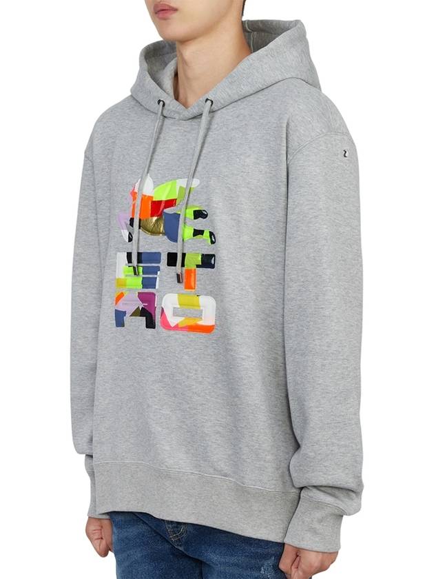 Men's Logo Hoodie Grey - ETRO - BALAAN 3