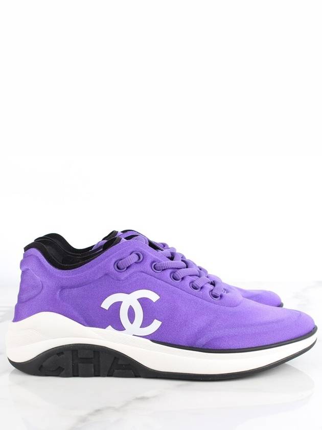 CC logo violet sneakers 36 5 - CHANEL - BALAAN 5