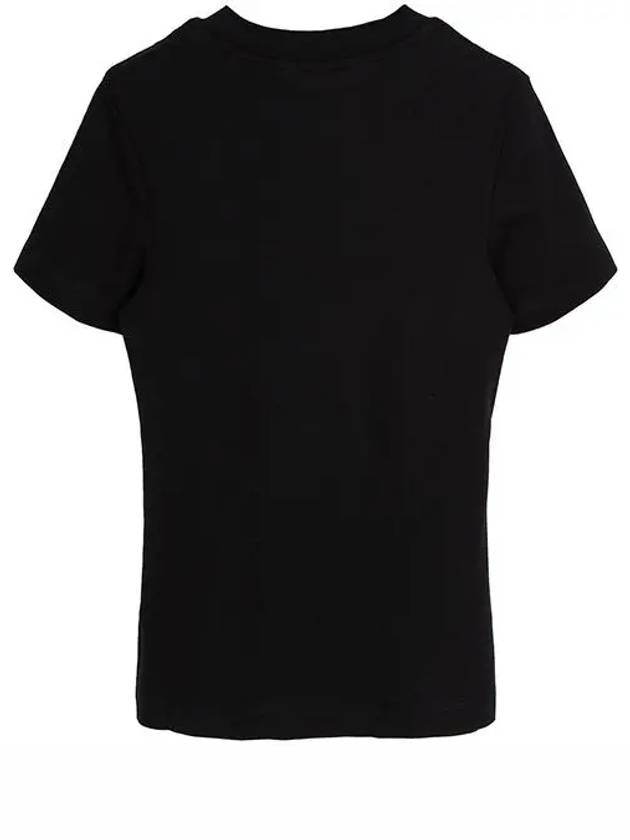 Monologo Short Sleeve T-Shirt Black - CALVIN KLEIN - BALAAN 3