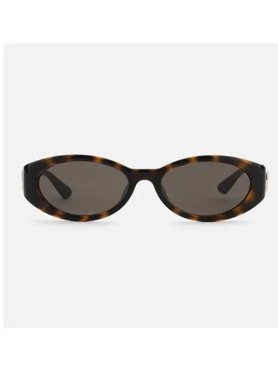 Oval Frame Sunglasses Havana - GUCCI - BALAAN 2