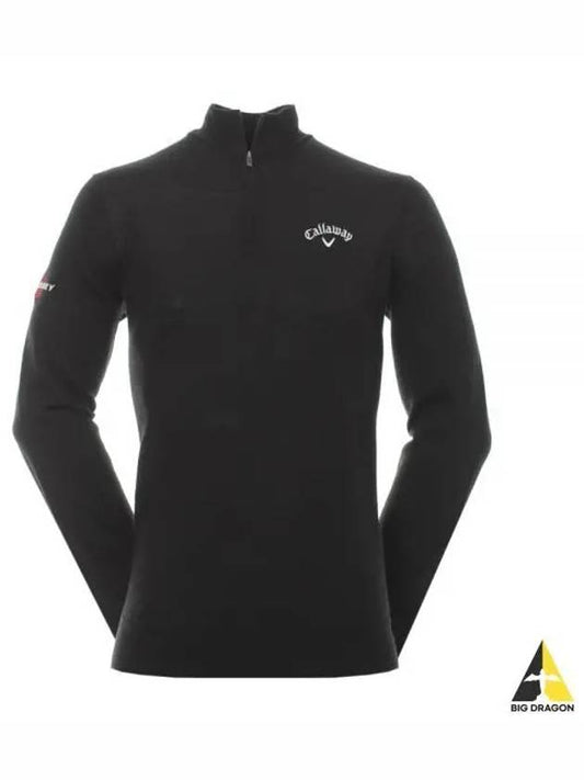 CALLAWAY 24 Blended Merino 14 Zip Sweater CGGF80M1 019 Quarter - CALLAWAY GOLF - BALAAN 1