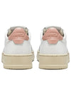 Medalist Pink Tab Leather Low Top Sneakers White - AUTRY - BALAAN 4