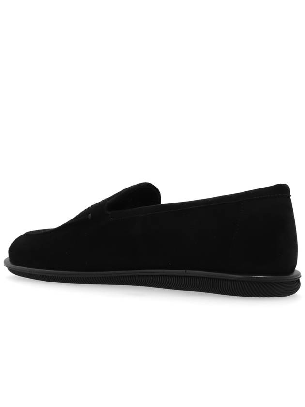 Giorgio Armani Suede Shoes Type Loafers, Men's, Black - GIORGIO ARMANI - BALAAN 5