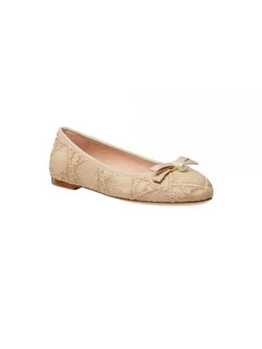 KCB900CFN 23J Cannage Raffia Ballet Flats - DIOR - BALAAN 1