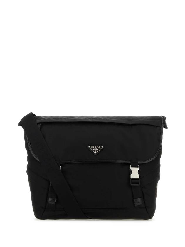 Re-Nylon Saffiano Shoulder Bag Black - PRADA - BALAAN 1