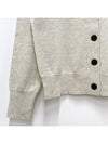 Karin Cotton Cardigan Light Grey - ISABEL MARANT ETOILE - BALAAN 6