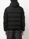 Seamless Logo Nylon Hooded Padded Jacket Black - STONE ISLAND - BALAAN 6