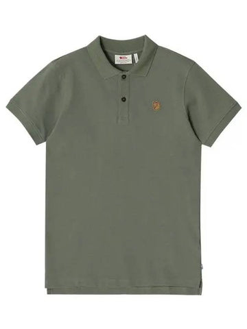 Men's OVIK Polo Shirt Green - FJALL RAVEN - BALAAN 1