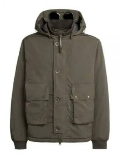 Chrome R Goggles Hooded Jacket Olive - CP COMPANY - BALAAN 2