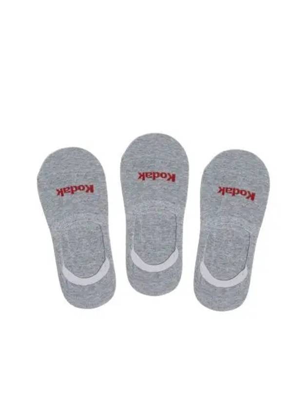 KODAK No Show Socks 3PC GRAY - KODO - BALAAN 1