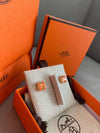 Women's Mini Pop H Earrings Rose Gold - HERMES - BALAAN 3