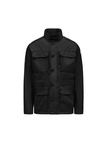 Man's Lez Rain Jacket Black - MONCLER - BALAAN 1