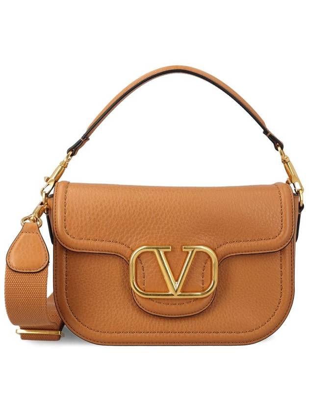 Alltime Soft Grain Calfskin Shoulder Bag Brown - VALENTINO - BALAAN 2