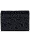 La Greca Signature Card Wallet Black - VERSACE - BALAAN 4