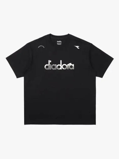 Diadora Montello Graphic T Shirt BLACK - DIADORA - BALAAN 1