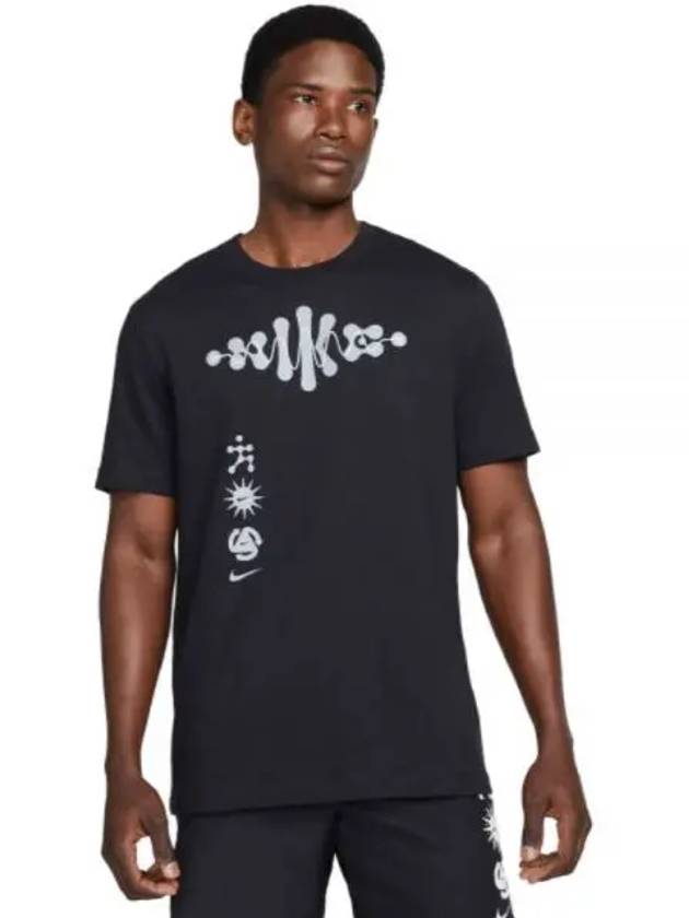 Dry Fit Wild Run Short Sleeves T-Shirt Black - NIKE - BALAAN 2