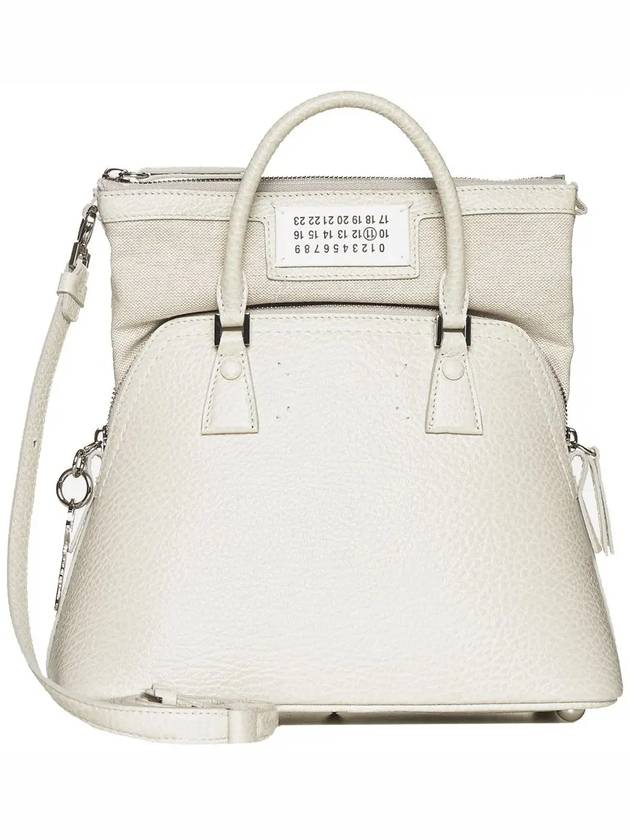 5AC Logo Patch Mini Tote Bag Greige - MAISON MARGIELA - BALAAN 2