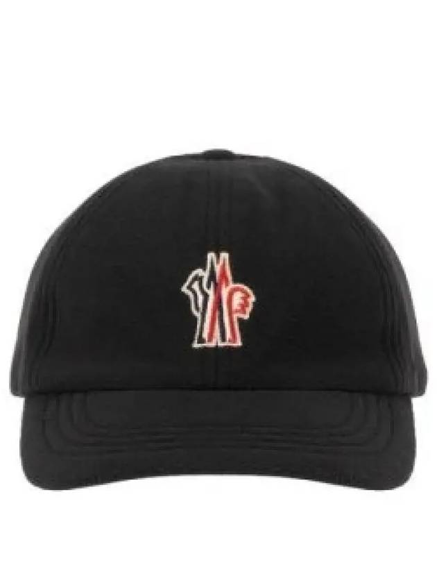 3B00004 89AK8 999 Grenoble Logo Patch Cap Hat 1338470 - MONCLER - BALAAN 1