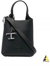 Micro Leather Mini Tote Bag Black - TOD'S - BALAAN 2