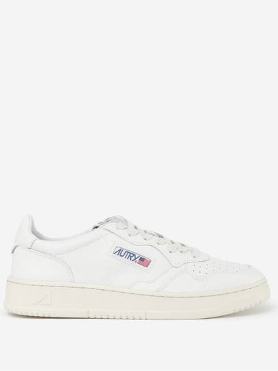 Medalist Leather Low Top Sneakers White - AUTRY - BALAAN 2