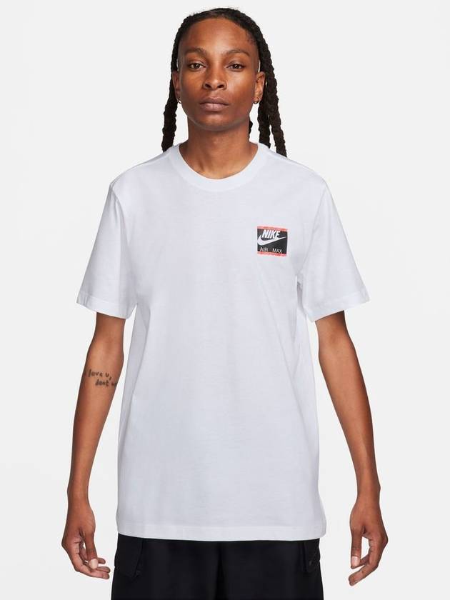 NSW Logo Cotton Jersey Short Sleeve T-Shirt White - NIKE - BALAAN 2