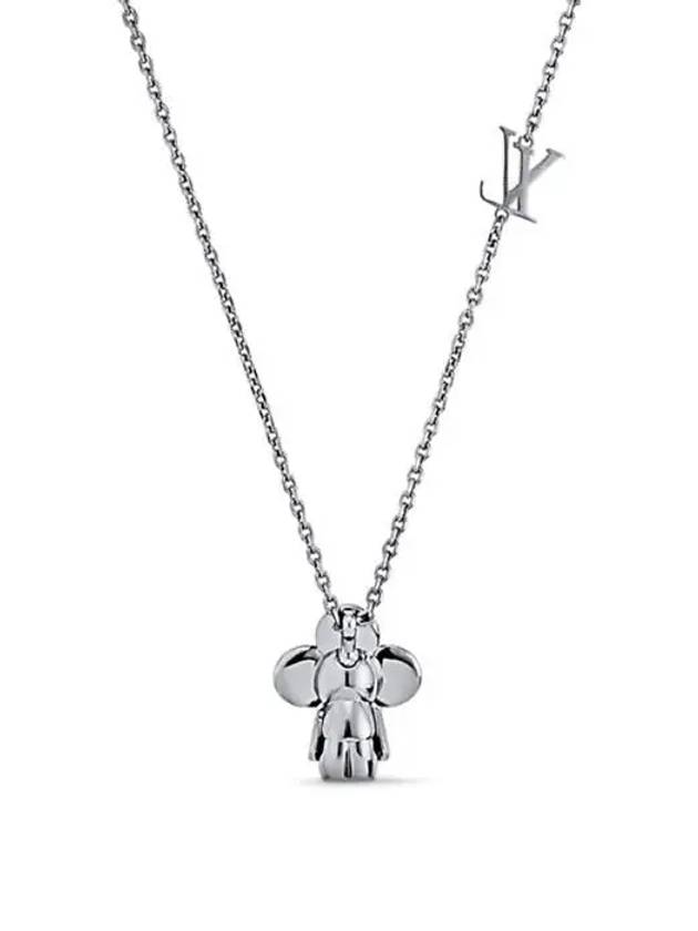 Vivienne Pendant Necklace Silver - LOUIS VUITTON - BALAAN 3