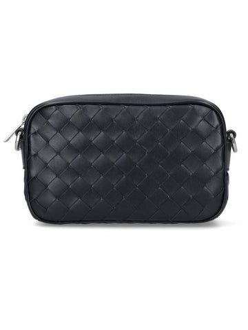 Intrecciato Camera Mini Cross Bag Black - BOTTEGA VENETA - BALAAN 1