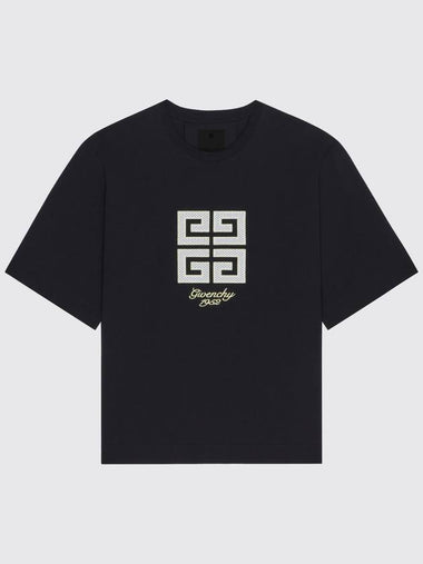 T-shirt Givenchy in cotone con 4G - GIVENCHY - BALAAN 1