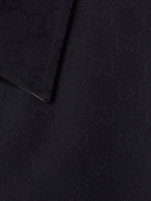 GG Jacquard Reversible Polyester Jacket Navy - GUCCI - BALAAN 9