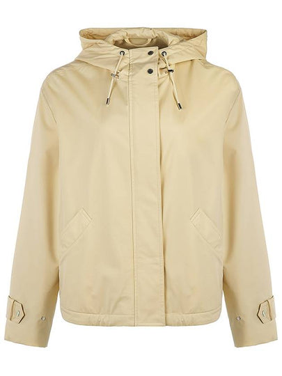 Technical Hooded Jacket Light Beige - LORO PIANA - BALAAN 2