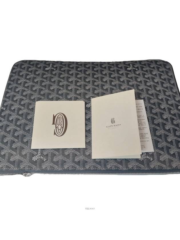 Senna gray clutch bag MGM - GOYARD - BALAAN 2