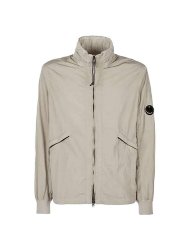 Chrome R Lens Wappen Nylon Zip-up Jacket Beige - CP COMPANY - BALAAN 1